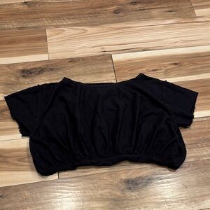 Free people We The Free Black Crop Top